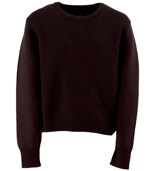G-Star RAW Bluse - Uld/Bomuld - Cropped - Chocolat Plum