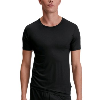 Calida Natural Cooling T-shirt Sort tencel Large Herre