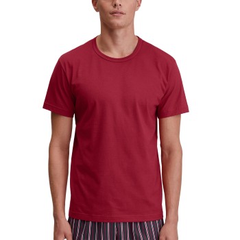 Calida Remix Basic Sleep T-shirt Rød bomuld X-Large Herre