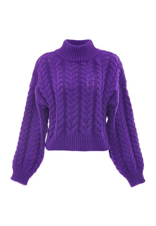 MYMO Pullover  mørkelilla
