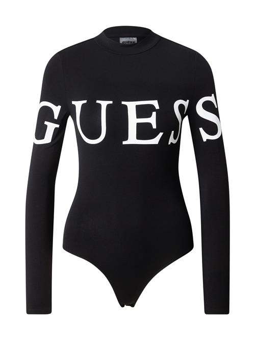 Se GUESS Shirtbody 'GIULIA'  sort / hvid ved About You