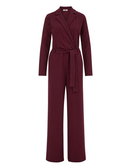 WE Fashion Jumpsuit  vinrød