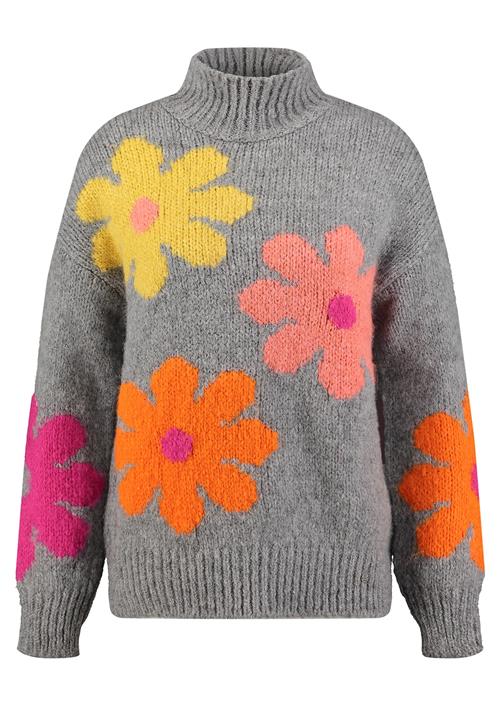 Key Largo Pullover 'Hippie'  gul / grå / orange