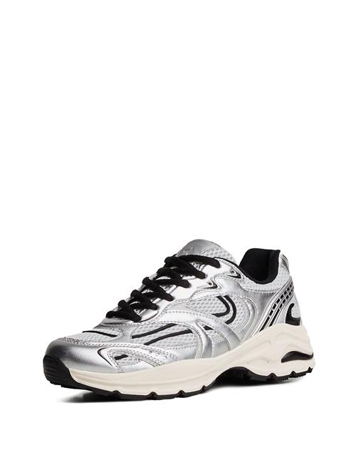 Bershka Sneaker low  sort / sølv