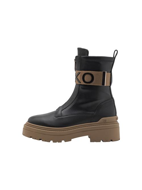 PINKO Støvletter 'MIA'  cappuccino / sort