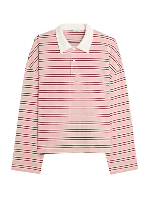 Bershka Shirts  creme / lyserød / magenta / offwhite