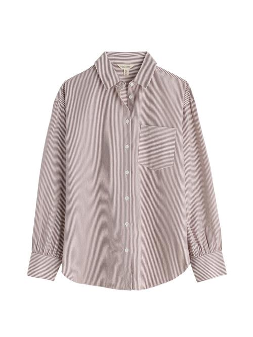 Seasalt Cornwall Bluse 'Sea Path'  lyserød / hvid