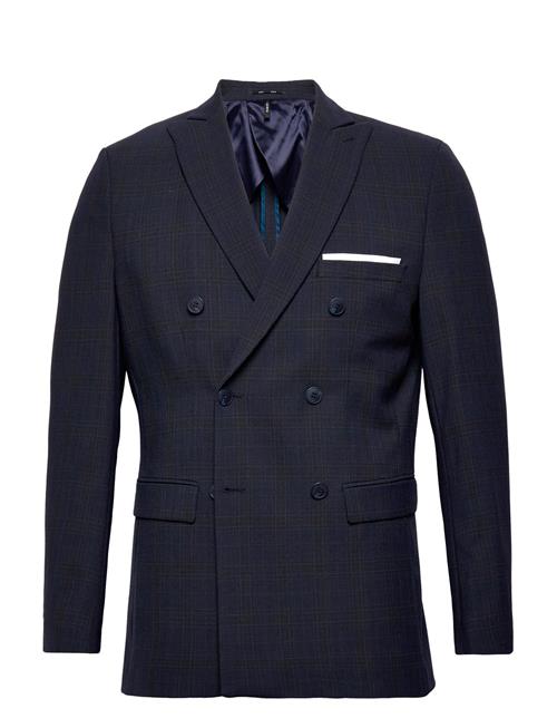 Slhslim-Elon Db Dk Navy Chk Blz Adv B Selected Blue