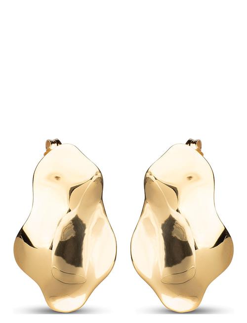 Earrings, Cleopatra Enamel Copenhagen Gold