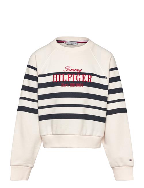 Tommy Script Cn Sweatshirt Tommy Hilfiger Cream