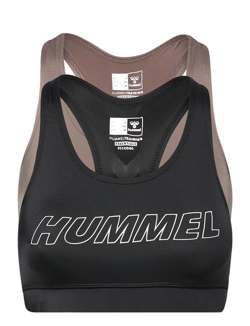 Hmlte Tola 2-Pack Sports Bra Hummel Black