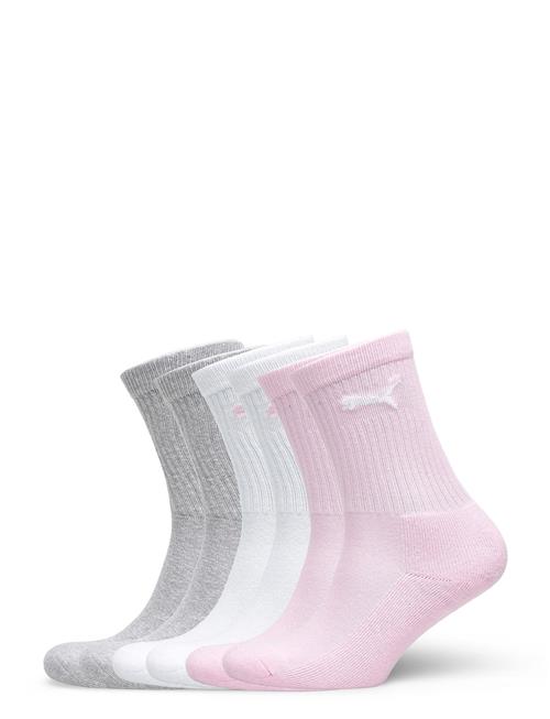 Se Puma Junior Crew Sock 6P Ecom PUMA Pink ved Booztlet