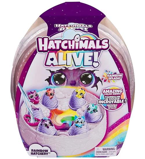 Se Hatchimals Legetøj - Alive Rainbow Hatchery ved KidsWorld