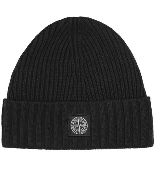 Stone Island Hue - Uld/Viskose - Sort