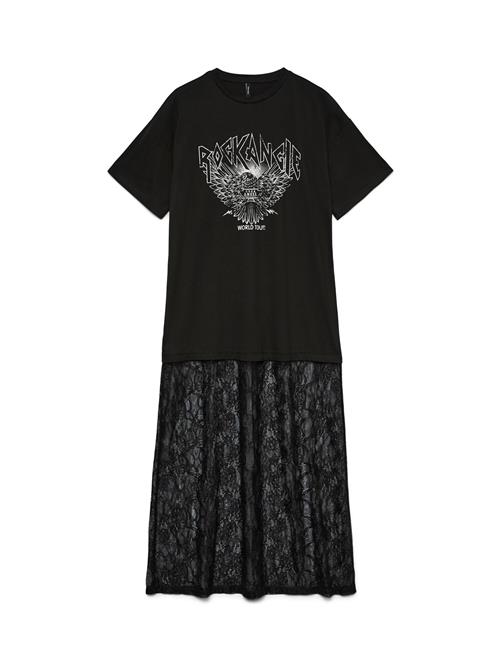 VERO MODA Kjole 'VMFREYA'  sort / hvid