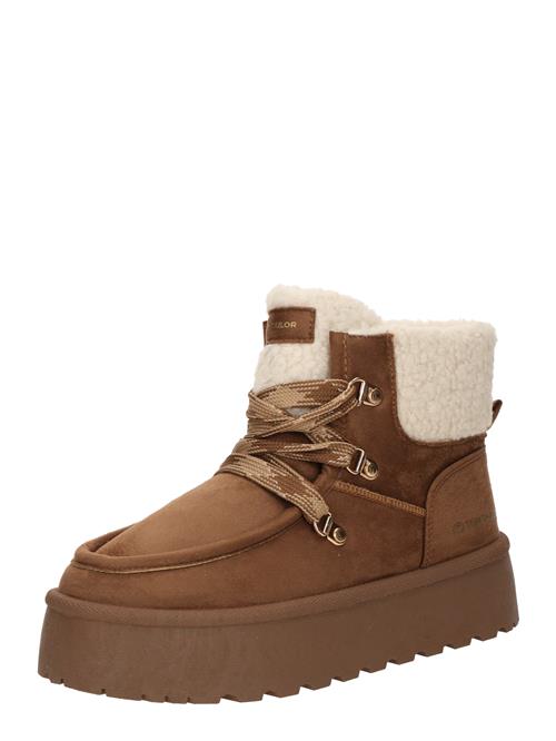 TOM TAILOR Boots  creme / cognac