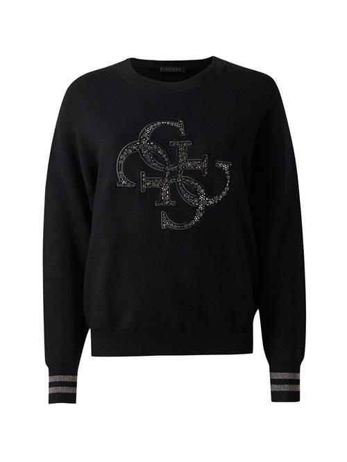 GUESS Pullover 'SYLVIE'  sort / sølv