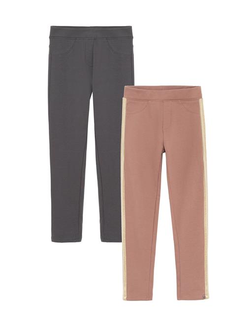Cool Club Leggings  creme / marin / guld / gammelrosa