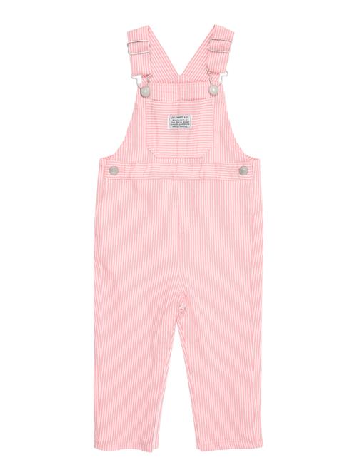 Levi's Kids Overalls 'RAILROAD'  lys pink / hvid