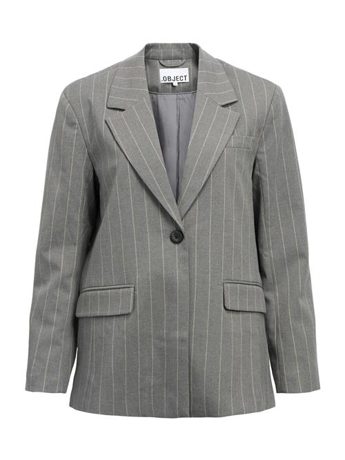 OBJECT Blazer 'OBJLISA'  ecru / grå