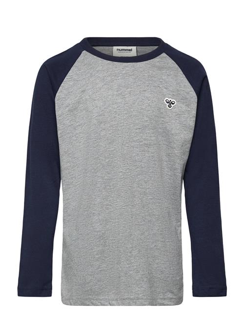 Hmljr Raglan Loose T-Shirt L/S Bee Hummel Grey