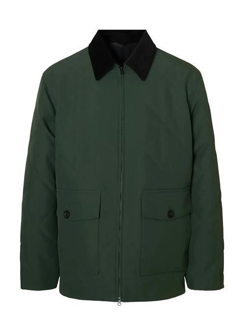 Slhcarlos Quilted Jkt Selected Green