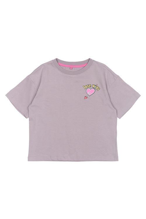 The New TNPetra OS S_S Tee Gray Ridge Gray Ridge 9-10 Y  Lilla  9-10 år  kvinde