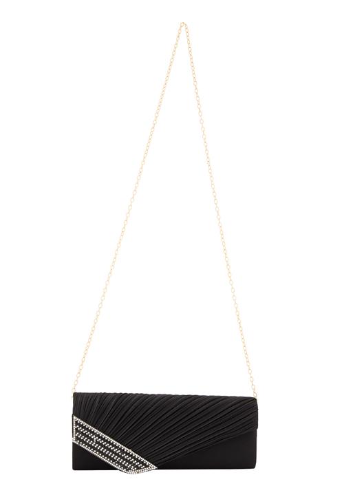FELIPA Clutch  sort / sølv