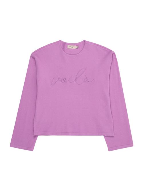 ONLY GIRLS Pullover 'KOGIBI'  lilla