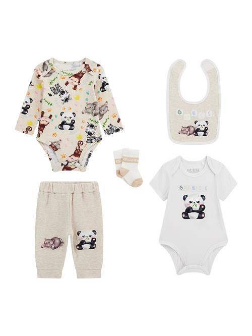 GUESS Sæt  ecru / beige-meleret / sort / hvid