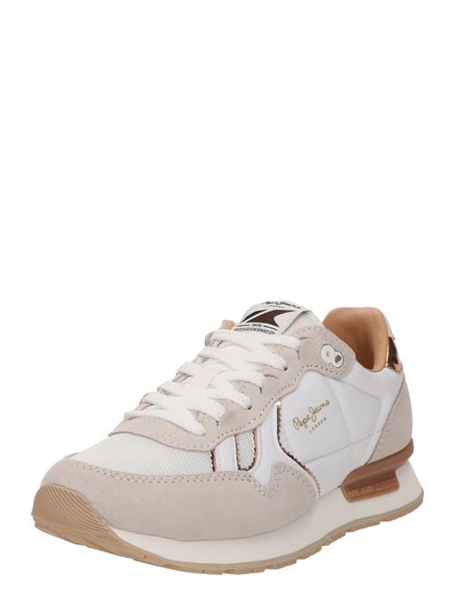 Pepe Jeans Sneaker low 'Brit Mirror'  beige / hvid