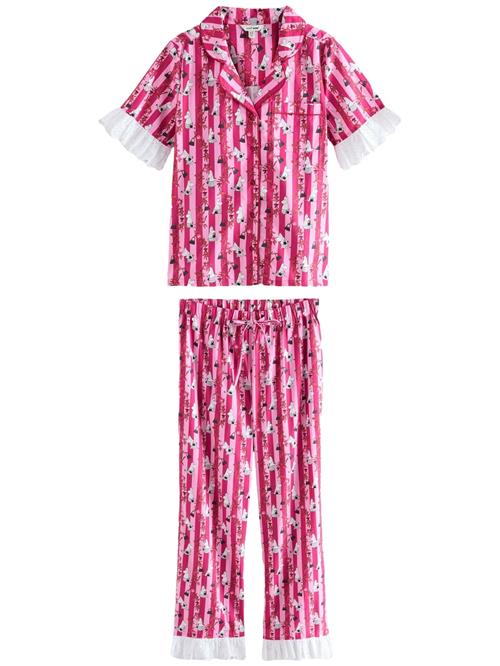 Cath Kidston Pyjamas 'Mumins'  pink / lyserød / sort / hvid