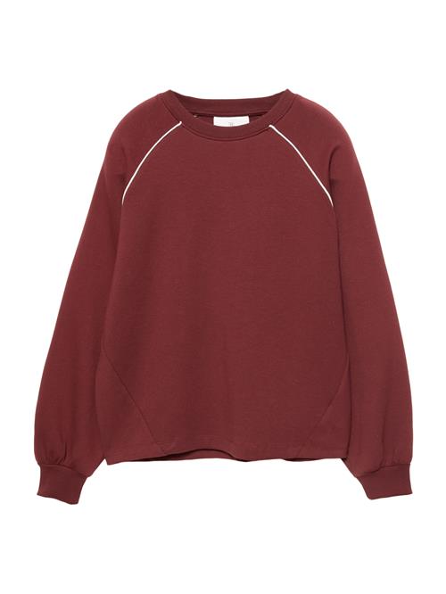 Pull&Bear Sweatshirt  merlot / hvid
