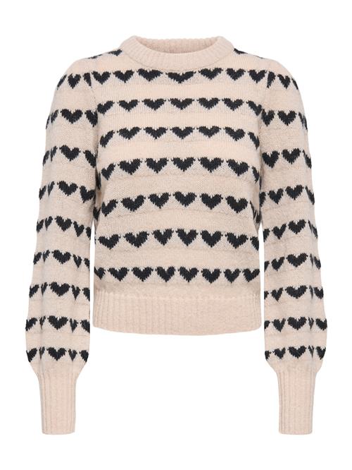 JDY Pullover 'JDYSigrid'  beige / sort