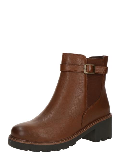 CAPRICE Støvletter 'FREDERIKE'  cognac