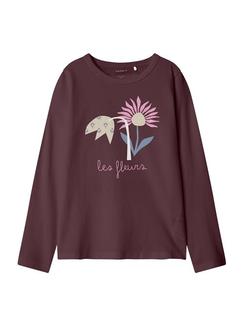 NAME IT Bluser & t-shirts 'NMFOSLINA'  beige / opal / pink / mørkerød