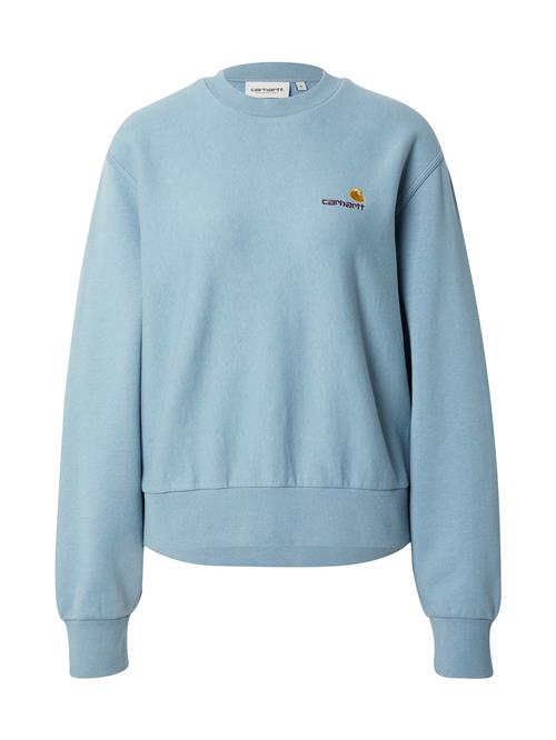 Carhartt WIP Sweatshirt 'American Script'  lyseblå