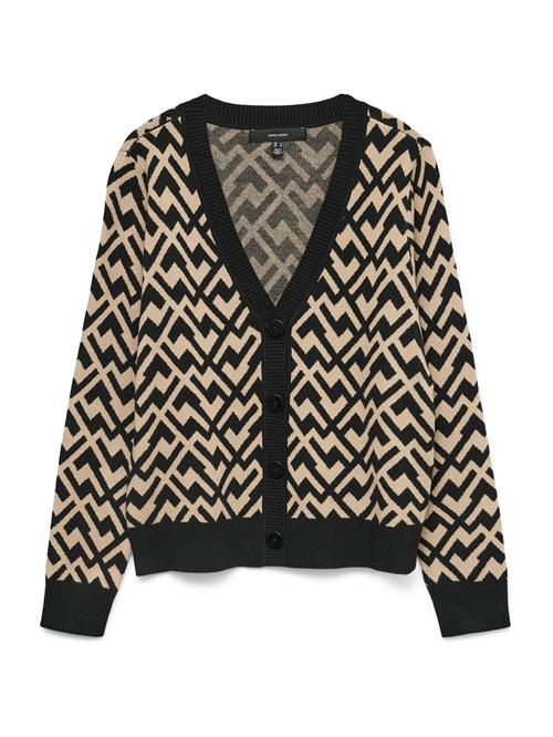 VERO MODA Cardigan 'VMARIA'  beige / sort