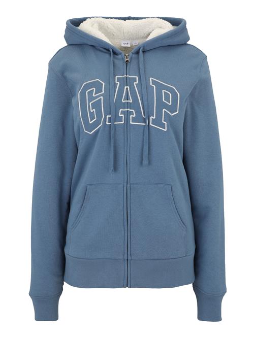 Gap Tall Sweatjakke 'HERITAGE'  blå / hvid