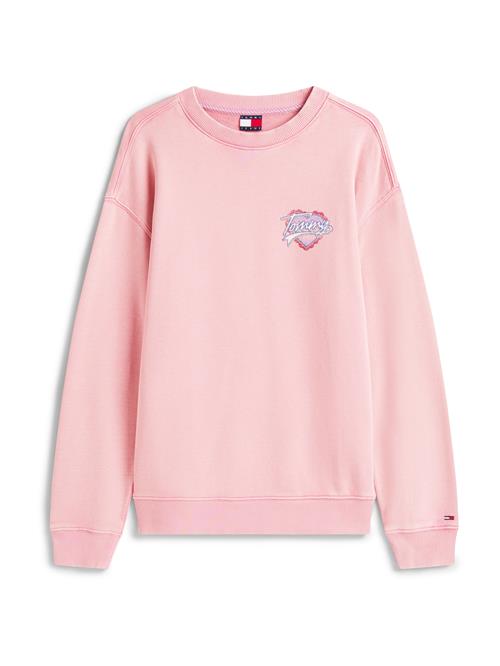 Se Tommy Jeans Sweatshirt  royalblå / lyserød / rød / hvid ved About You