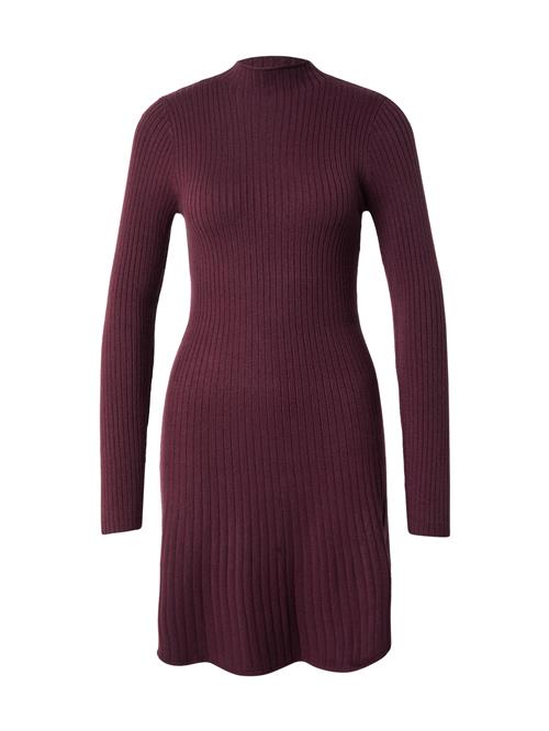 VERO MODA Strikkjole 'VMNANCY'  vinrød