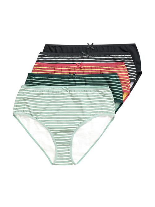 Ulla Popken Slip  mørkegrøn / rød / sort / hvid
