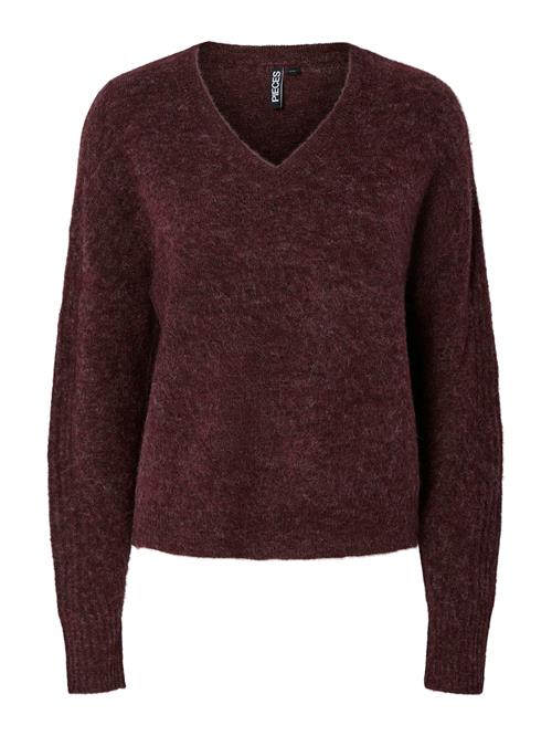 PIECES Pullover  vinrød