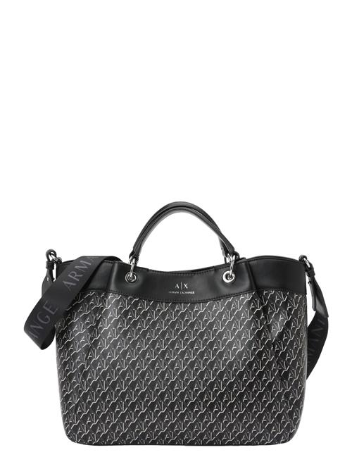 ARMANI EXCHANGE Shopper  sort / hvid