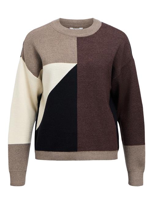 OBJECT Pullover 'OBJRay'  creme / choko / brun-meleret / sort