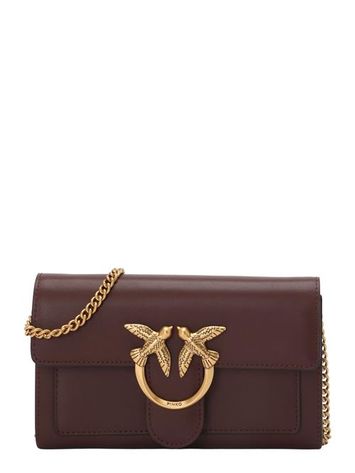 PINKO Clutch 'LOVE ONE'  brun