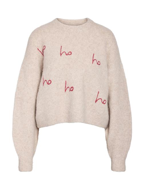 Noisy may Pullover 'NMVIXEN'  beige / rød