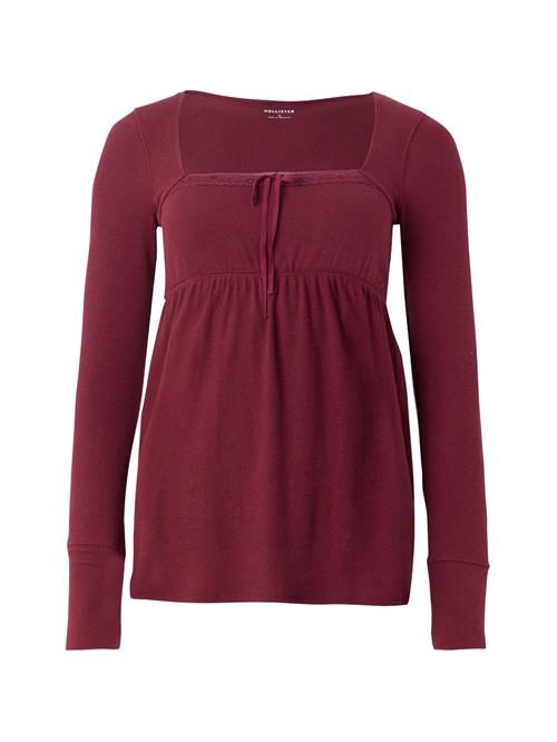 HOLLISTER Shirts  burgunder