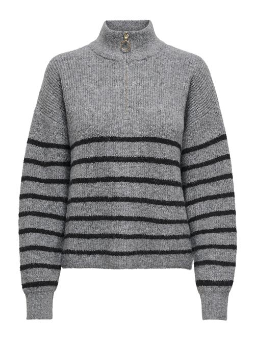ONLY Pullover 'ONLTokyo'  grå-meleret / sort