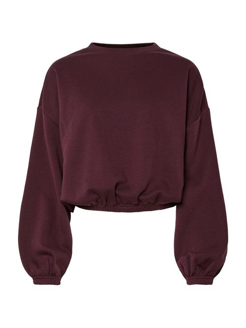 PIECES Sweatshirt 'PCROBBLE'  vinrød